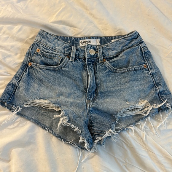Garage Denim Festival Shorts - Picture 1 of 3